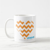 ZigZag Sinaasappel 2 Koffiemok (Links)