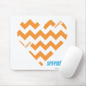 ZigZag Sinaasappel 2 Muismat (Met muis)