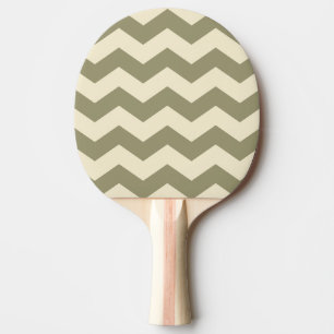 Zigzag Streep Salie Weide Kleur Tafeltennisbatje