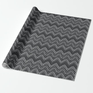 zigzag strepen: Hand getrokken etnische Cadeaupapier