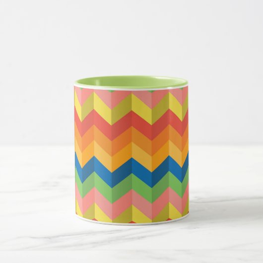 zigzag stripe mok (Midden)