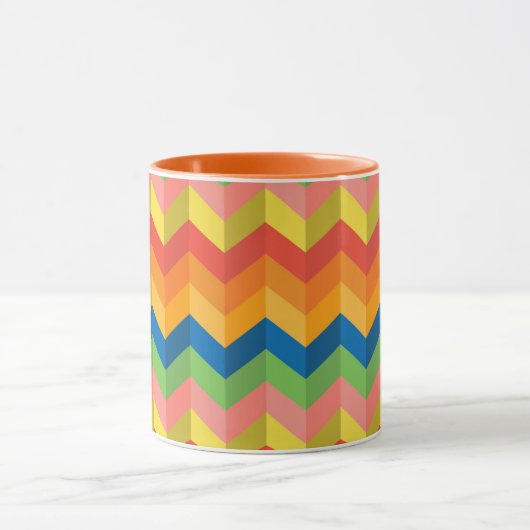 zigzag stripe mok (Midden)