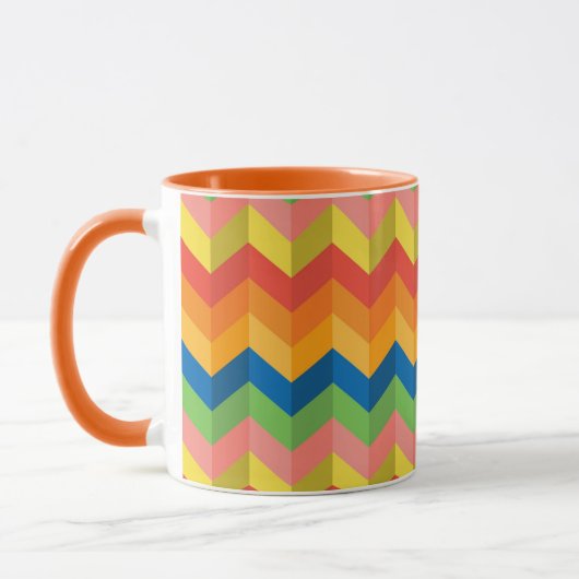 zigzag stripe mok (Links)