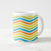 Zigzag Stripes Conception de Mug (Devant droit)