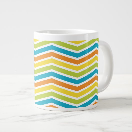 Zigzag Stripes Conception de Mug (Devant droit)