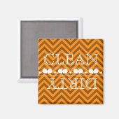 Zigzag Style Dishwasmachine Magnet Clean & Dirty Magneet (Voorkant / Achterkant)
