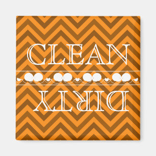 Zigzag Style Dishwasmachine Magnet Clean & Dirty Magneet