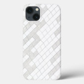 zigzag-vierkantjes in grijs Case-Mate iPhone case (Achterkant)