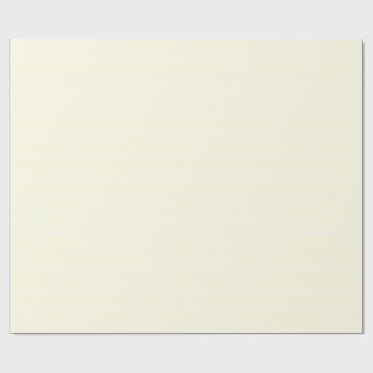 Zigzag Wide - White en Cream Cadeaupapier (Vlak)