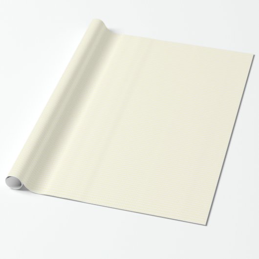 Zigzag Wide - White en Cream Cadeaupapier (Uitgerold)