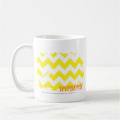 ZigZag Yellow 2 Koffiemok (Links)