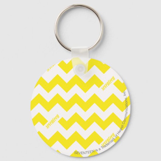 ZigZag Yellow Sleutelhanger (Voorkant)
