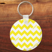 ZigZag Yellow Sleutelhanger (Voorkant)
