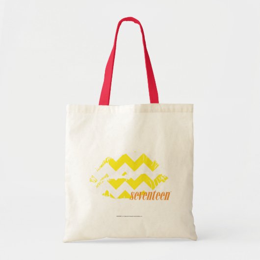 ZigZag Yellow Tote Bag (Voorkant)