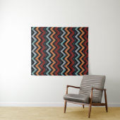 "Zigzagged & Fabulous" Wandkleed (In Situ (horizontaal))
