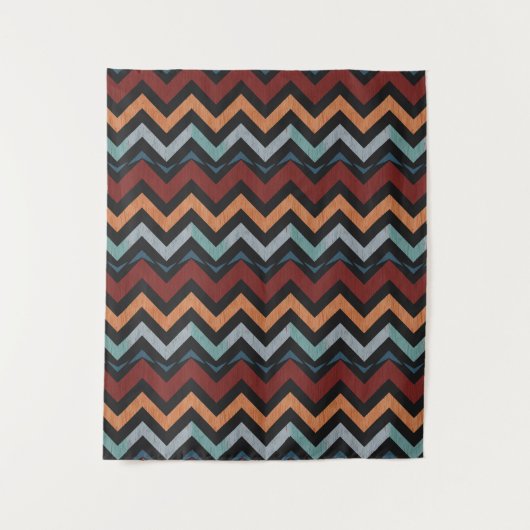 "Zigzagged & Fabulous" Wandkleed (Voorkant)