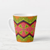 zigzagpatroon latte mok (Linkerhoek)