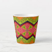 zigzagpatroon latte mok (Voorkant)