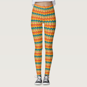 zigzagstreep leggings