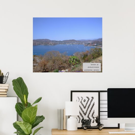 Zihuatanejo Bay - Poster (Thuiskantoor)