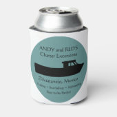 Zihuatanejo charterboten blikjeskoeler (Blikje Achterkant)