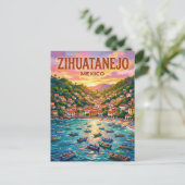 Zihuatanejo Mexico Briefkaart (Staand voorkant)