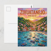 Zihuatanejo Mexico Briefkaart (Voorkant / Achterkant)