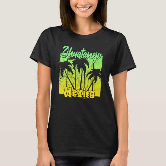 Zihuatanejo Mexico T-shirt (Voorkant)