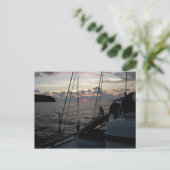 Zihuatanejo Sunset from Moira in ankerplaats Briefkaart (Staand voorkant)