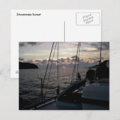 Zihuatanejo Sunset from Moira in ankerplaats Briefkaart (Voorkant / Achterkant)