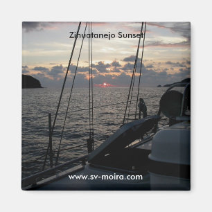 Zihuatanejo Sunset from Moira in ankerplaats Magneet