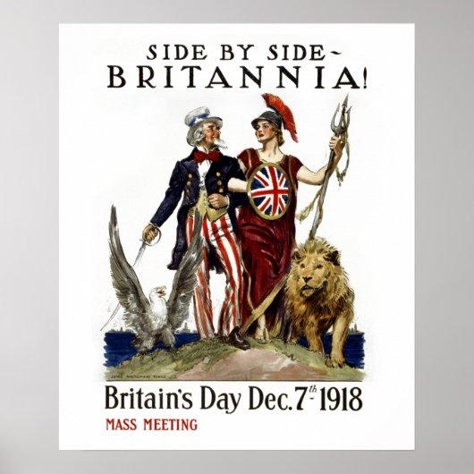 Zij aan zij - Britannia! Poster (Voorkant)