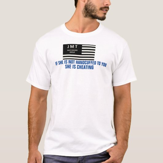 ZIJ CHEAT OOK Heren Basic T-Shirt (Voorkant)