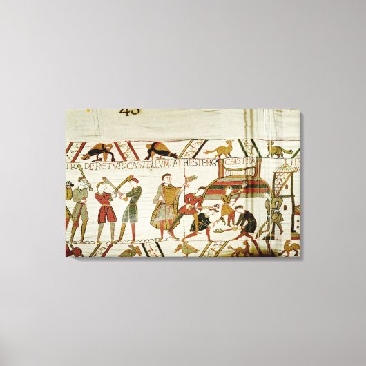 Zij construeren de berichten canvas afdruk (Voorkant)