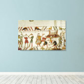 Zij construeren de berichten canvas afdruk (Insitu (Houten vloer))