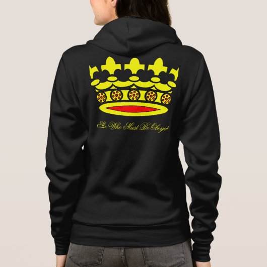 Zij die moet worden geobsedeerd hoodie (Achterkant)