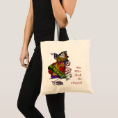 Zij die zal worden geobsedeerd tote bag (Voorkant (product))