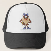 Zij-duivel in kleur trucker pet (Voorkant)