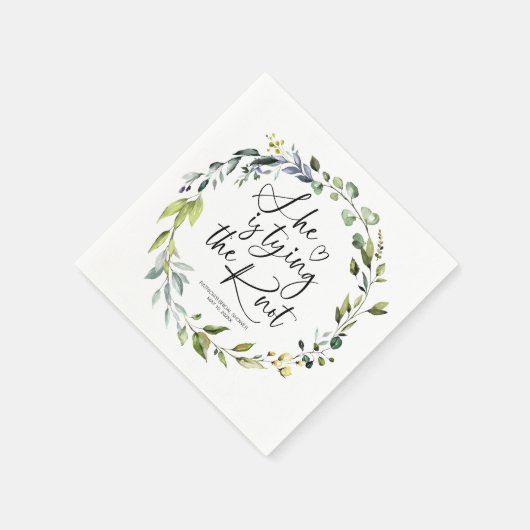 Zij Gaat Trouwen Bruidsfeestje Servet (Hoek)