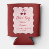 Zij gaat trouwen Bruidsmeisjesfeest Blikjeskoeler (Voorkant)