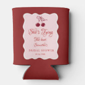 Zij gaat trouwen Bruidsmeisjesfeest Blikjeskoeler (Achterkant)