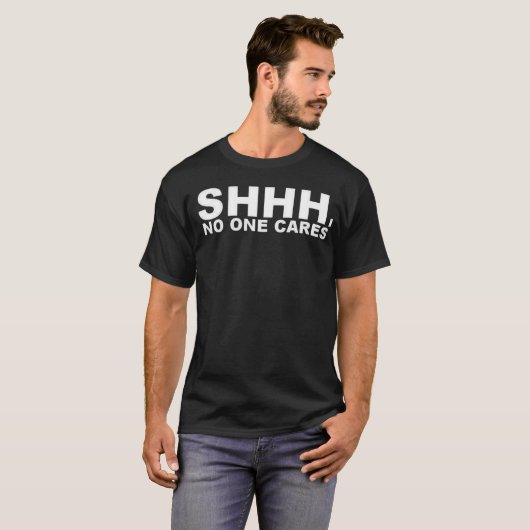 ZIJ GEEN ENKELE AUTO'S T-SHIRT (Voorkant volledig)