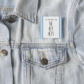 Zij/haar/haar woordvoerders transgender Button (In situ)