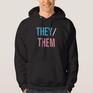Zij hen hun randapparaten voor Nonbinary Enby NB L Hoodie
