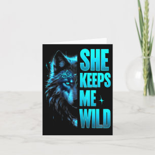 Zij Houdt Me Wild Happy Valentijn Apparel Kaart