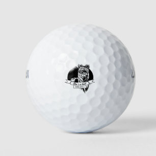 Zij is een slechte alpaca moeder golfballen