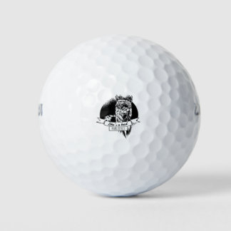 Zij is een slechte alpaca moeder golfballen