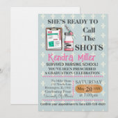 Zij is klaar om het Afstuderen van de showts te ro Kaart (Voorkant / Achterkant)