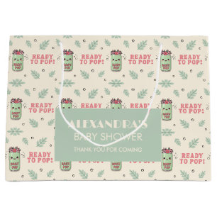 Zij is klaar om te baren Baby Shower Boho Kawaii F Groot Cadeauzakje