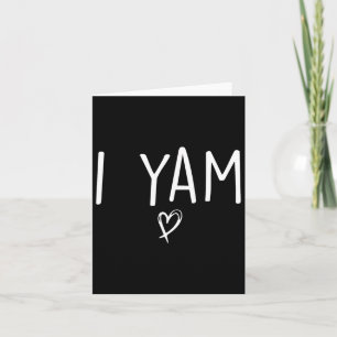 Zij is mijn zoete aardappel I Yam Set koppels Than Kaart